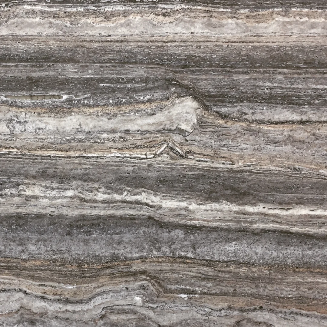 silver travertino